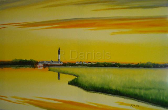 O-I Lighthouse Inlet.jpg - "O-I Lighthouse Inlet" (Oak Island), oil on canvas, 24x36"